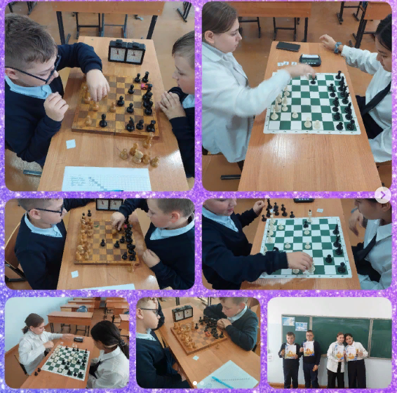 Шахматный турнир среди учащихся 6"В" класса. Провела и организовала: Тауханбаева С.В.