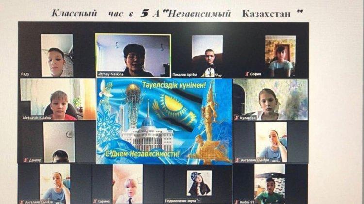 "Елімнің бақытын тербеткен Тәуелсіздік" тақырыбында тәрбие сағаттар.